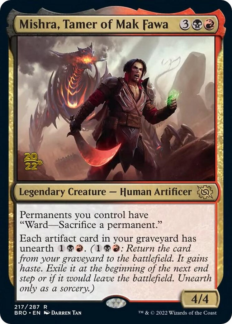 Image for Mishra, Tamer of Mak Fawa (217) - Magic: The Gathering
