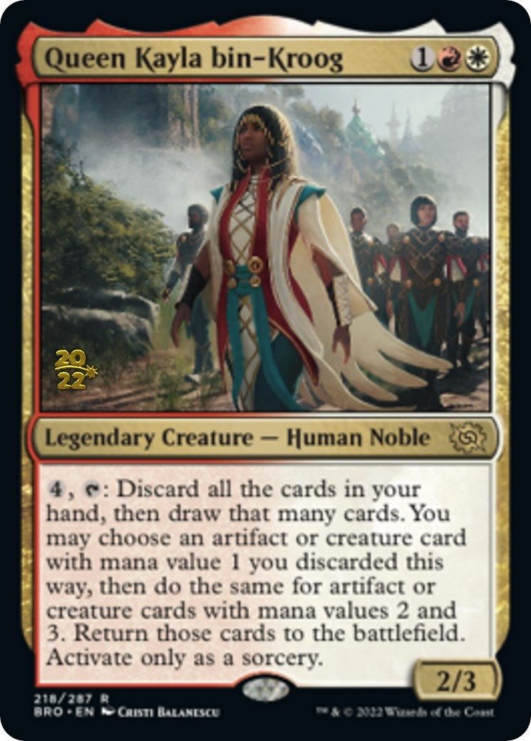 Image for Queen Kayla bin-Kroog (218) - Magic: The Gathering