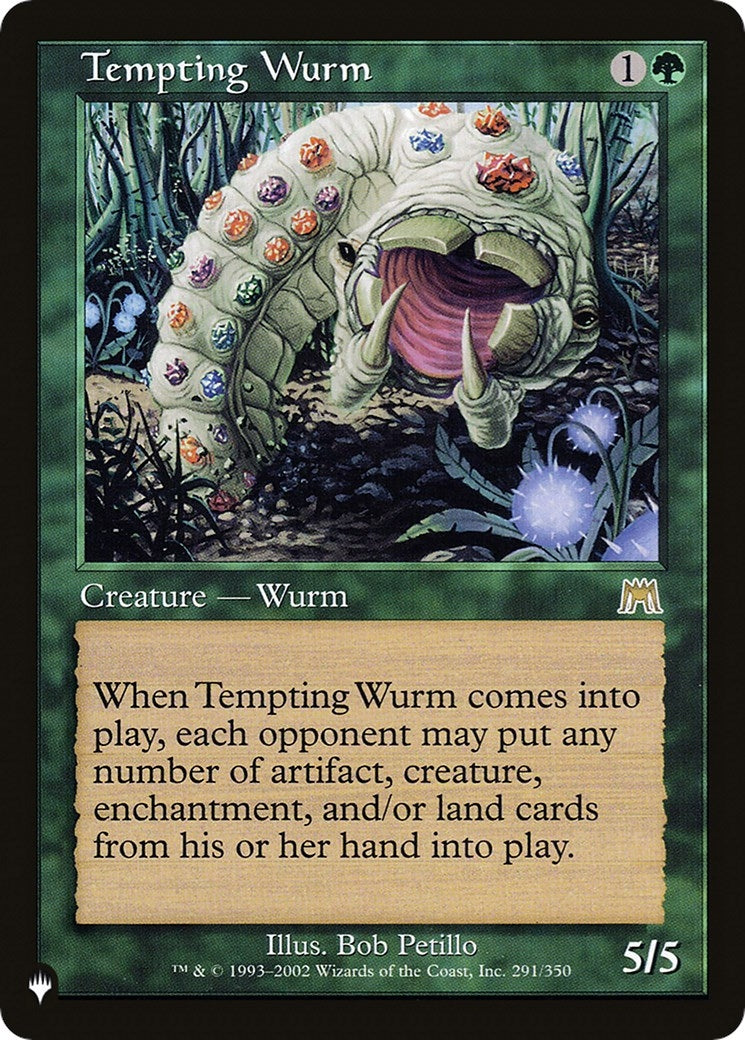 Image for Tempting Wurm (291/350) (LIST) - Magic: The Gathering