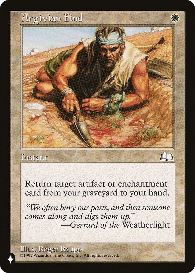 Image for Argivian Find (LIST) - Magic: The Gathering
