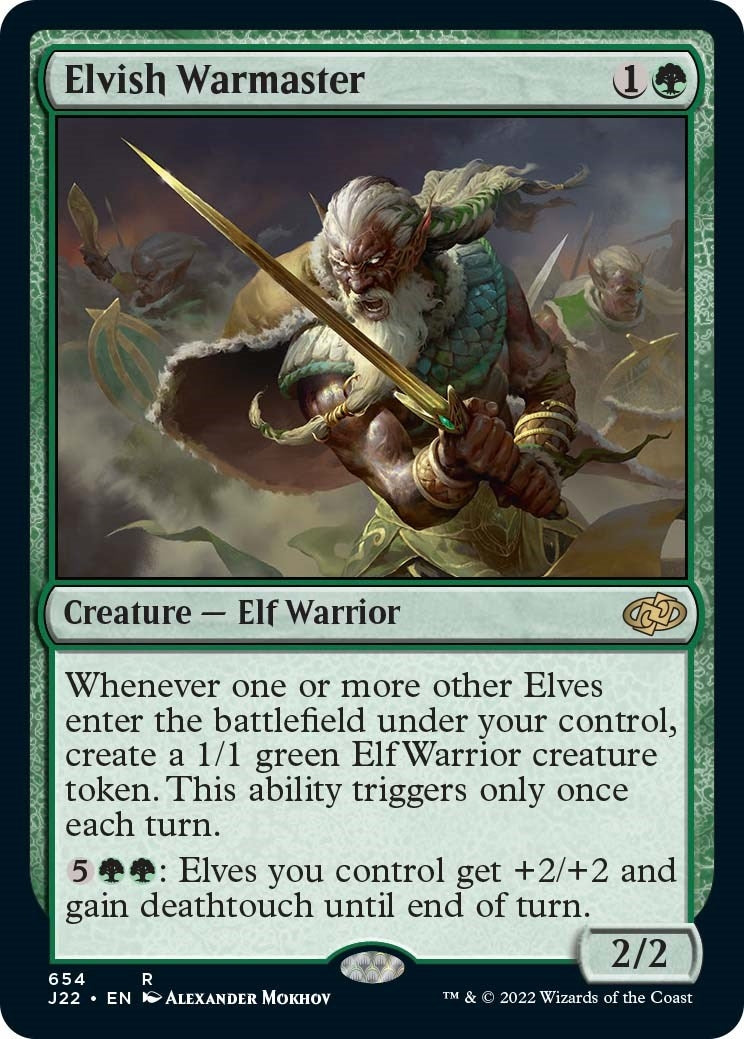 Image for Elvish Warmaster (654) - Magic: The Gathering