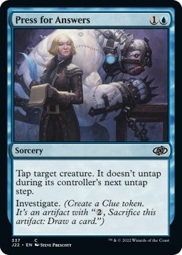 Image for Press for Answers (337) (J22) - Magic: The Gathering