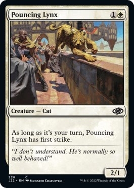 Image for Pouncing Lynx (228) - Magic: The Gathering