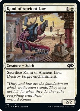 Image for Kami of Ancient Law (203) - Magic: The Gathering