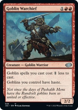 Image for Goblin Warchief (548) (J22) - Magic: The Gathering