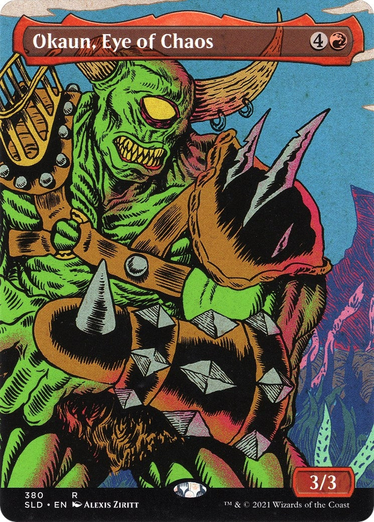 Image for Okaun, Eye of Chaos (Display Commander) - Thick Stock (380) - Magic: The Gathering