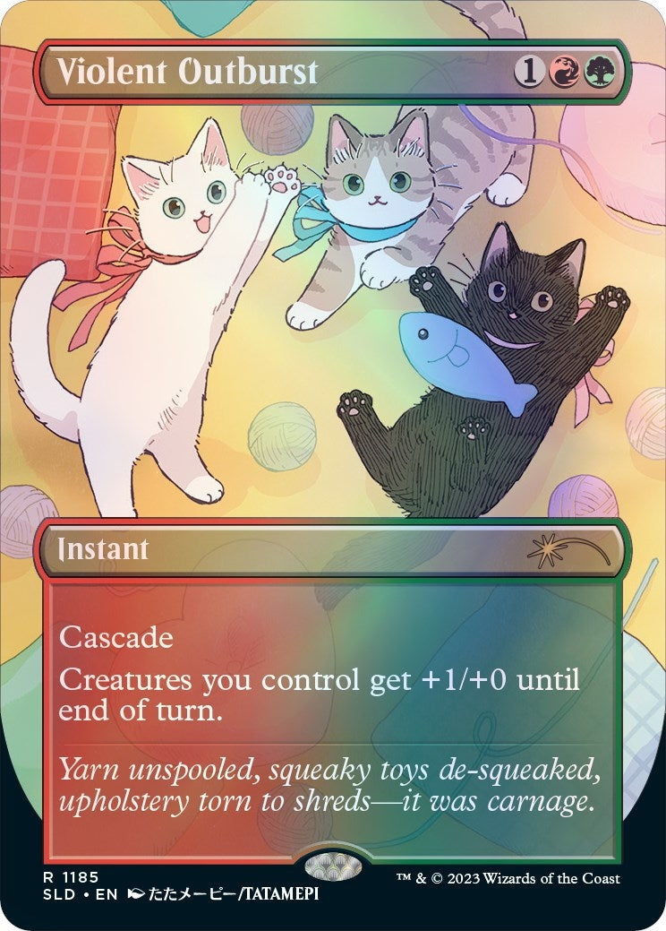 Image for Violent Outburst (1185) - Magic: The Gathering