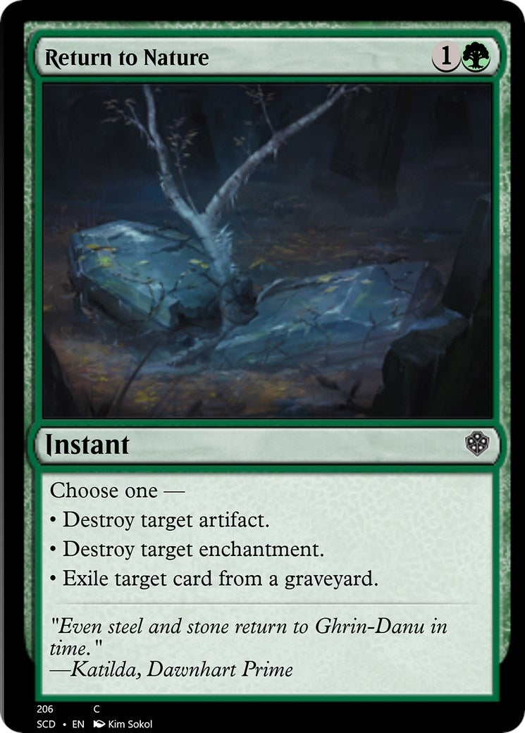 Image for Return to Nature (206) - Magic: The Gathering