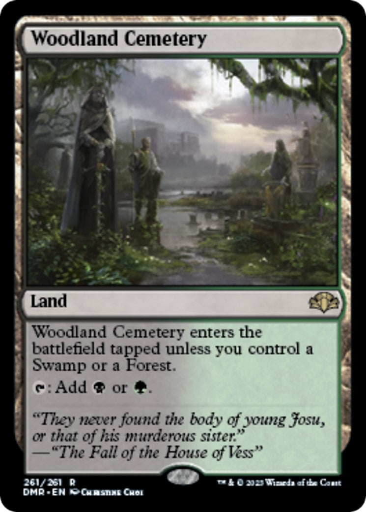 Image for Woodland Cemetery (261) - Magic: The Gathering