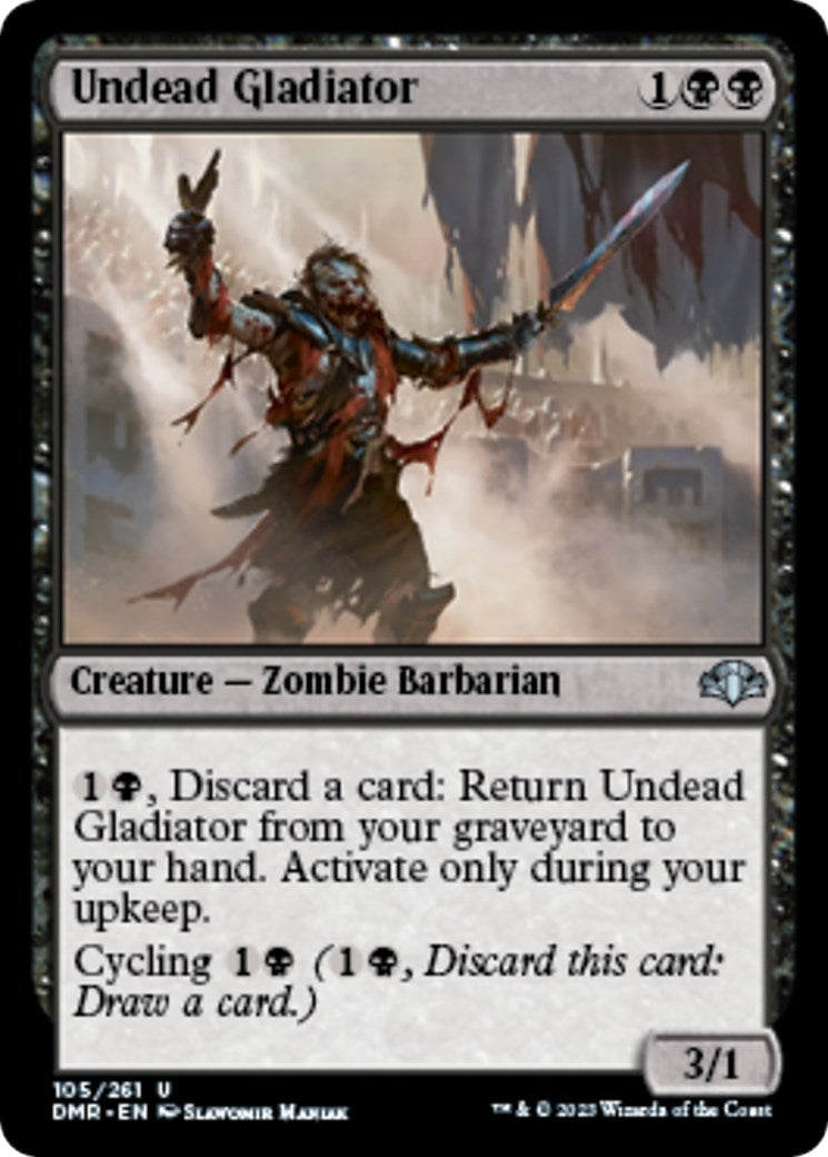 Image for Undead Gladiator (105) - Magic: The Gathering