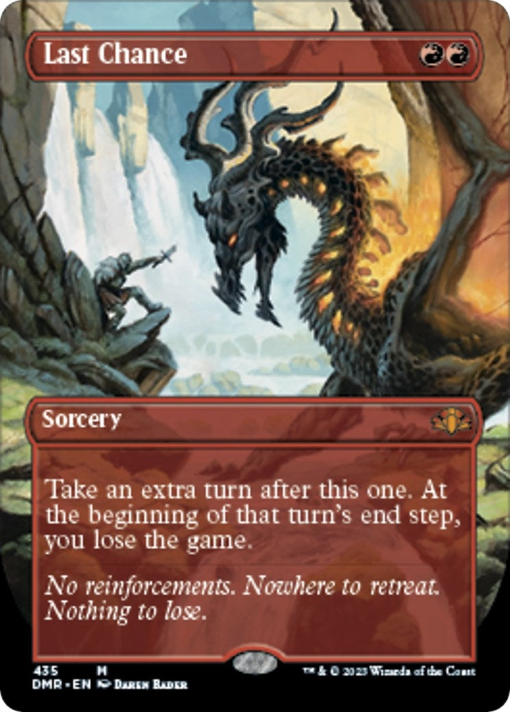 Image for Last Chance (Borderless) (435) - Magic: The Gathering