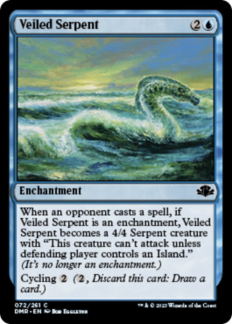 Image for Veiled Serpent (72) - Magic: The Gathering