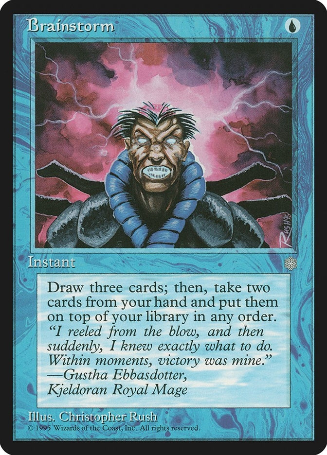 Image for Brainstorm (61) - Magic: The Gathering