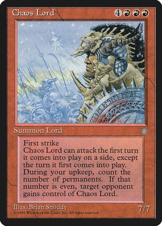 Image for Chaos Lord - Magic: The Gathering