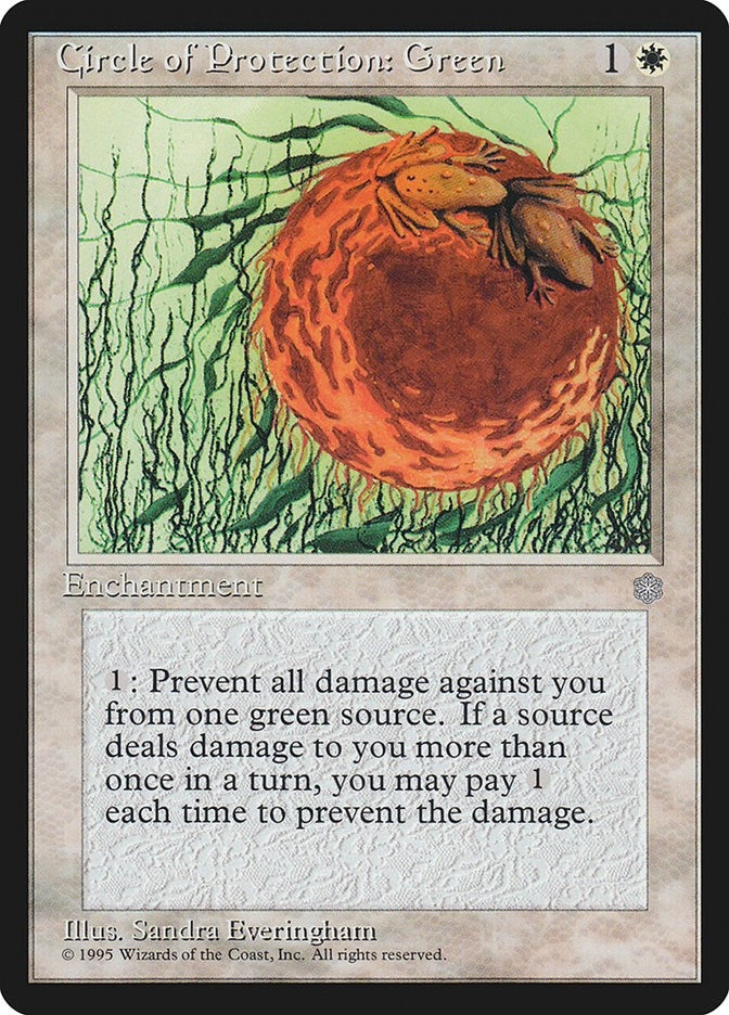 Image for Circle of Protection: Green - Magic: The Gathering
