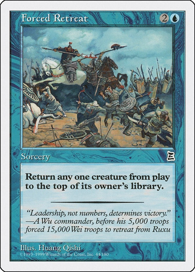 Image for Forced Retreat (44) - Magic: The Gathering