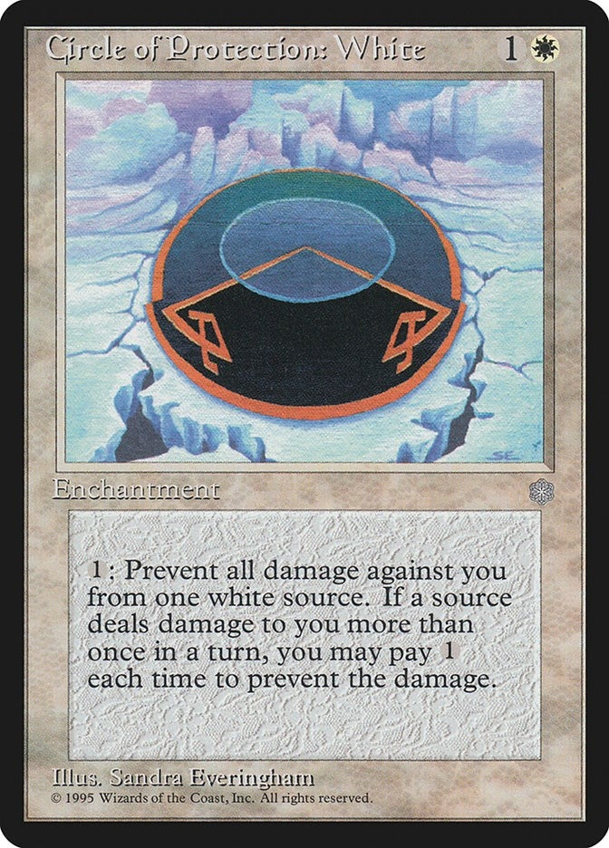 Image for Circle of Protection: White - Magic: The Gathering