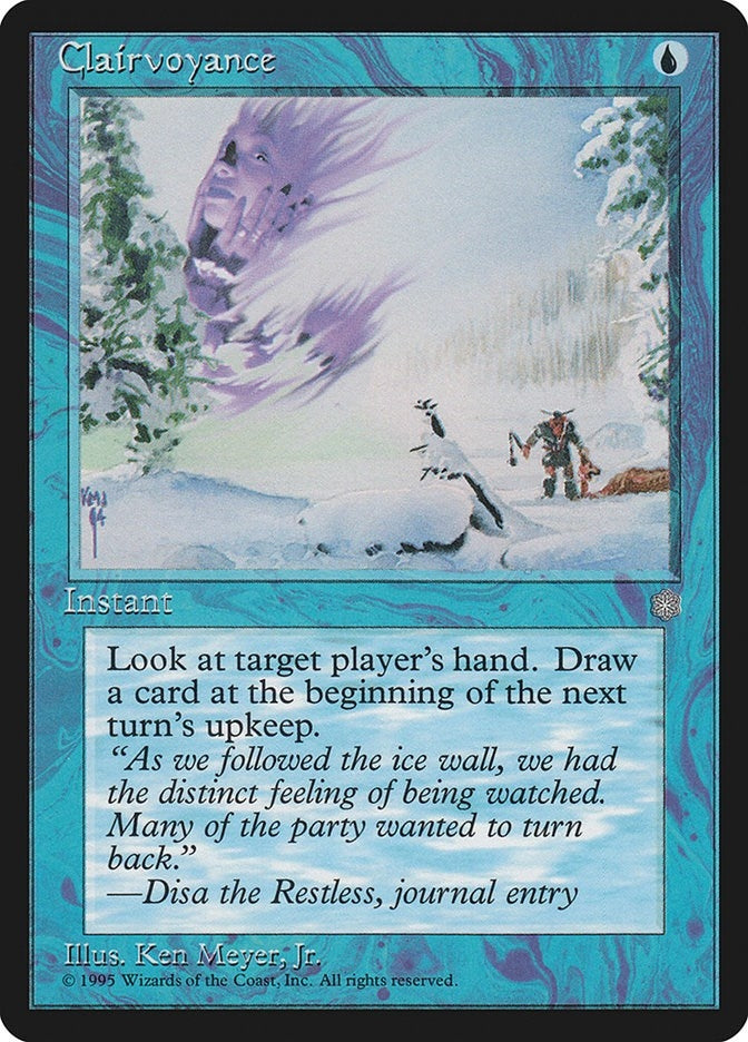 Image for Clairvoyance - Magic: The Gathering
