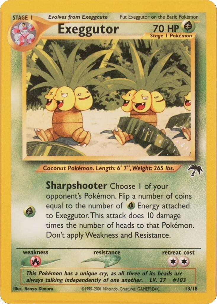 Image for Exeggutor (13/18) (SI) - Pokemon