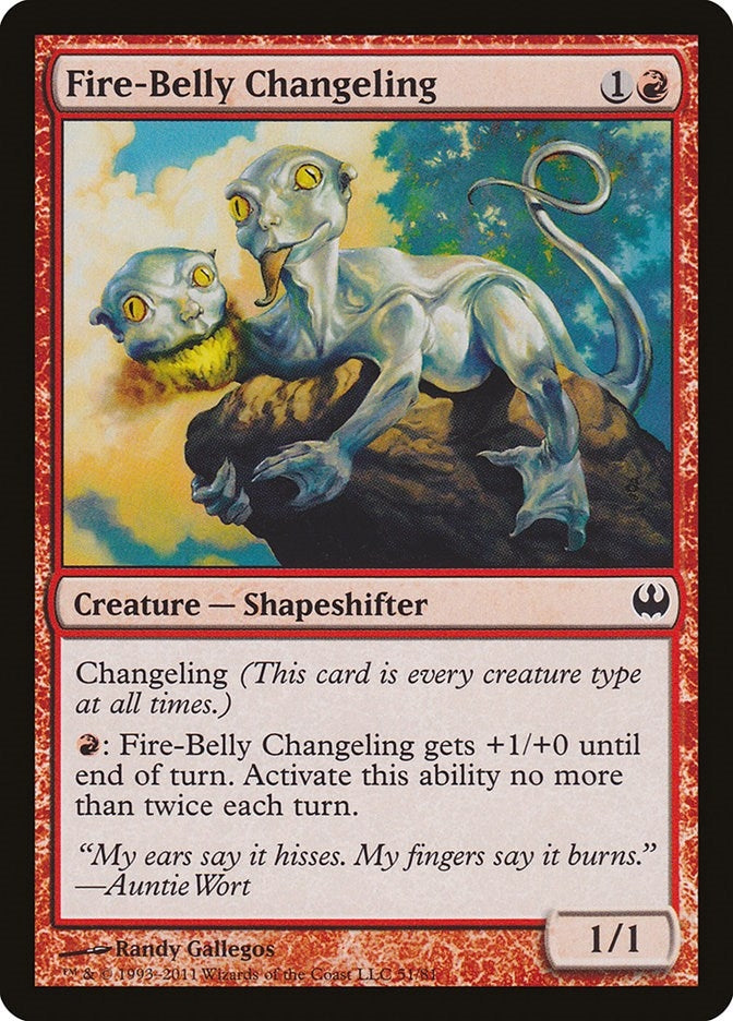 Image for Fire-Belly Changeling (51) - Magic: The Gathering