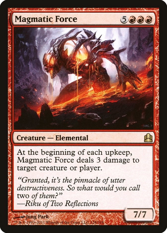 Image for Magmatic Force (128) (CMD) - Magic: The Gathering