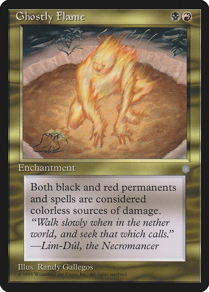Image for Ghostly Flame - Magic: The Gathering