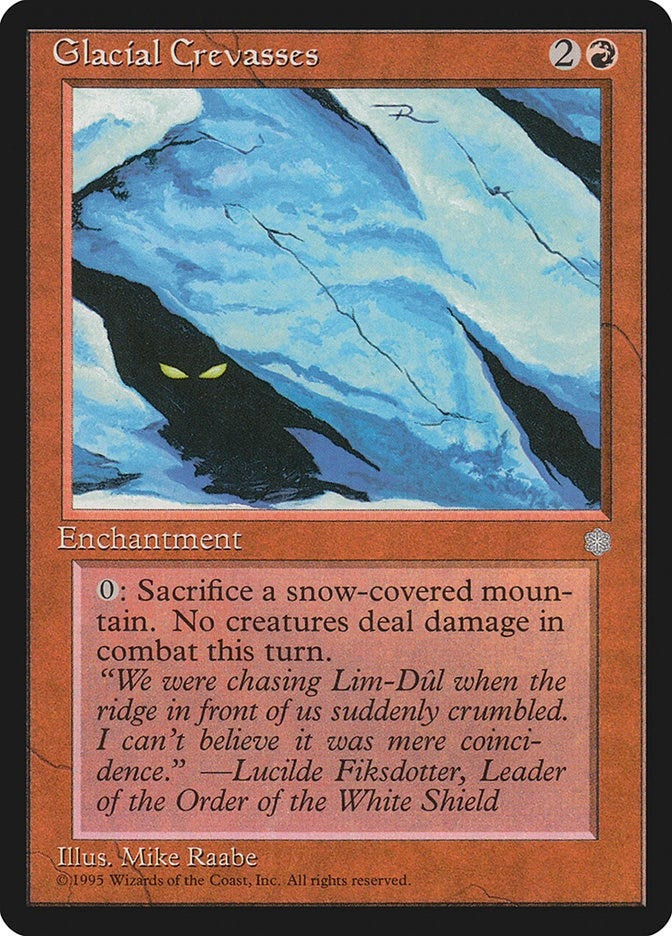 Image for Glacial Crevasses (187) - Magic: The Gathering