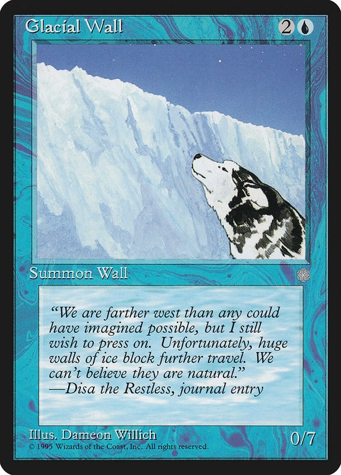 Image for Glacial Wall (71) - Magic: The Gathering