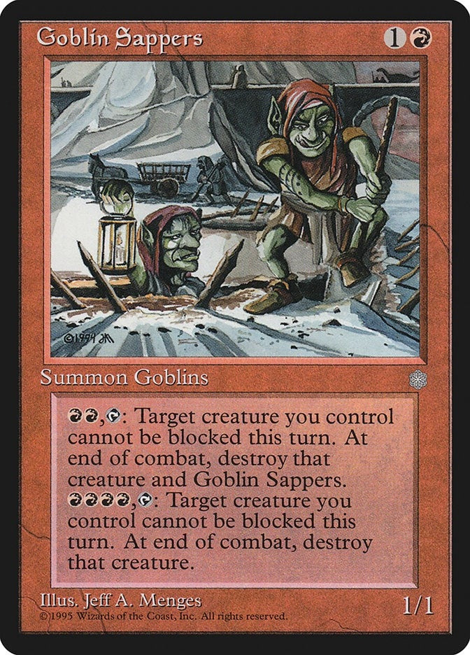 Image for Goblin Sappers - Magic: The Gathering
