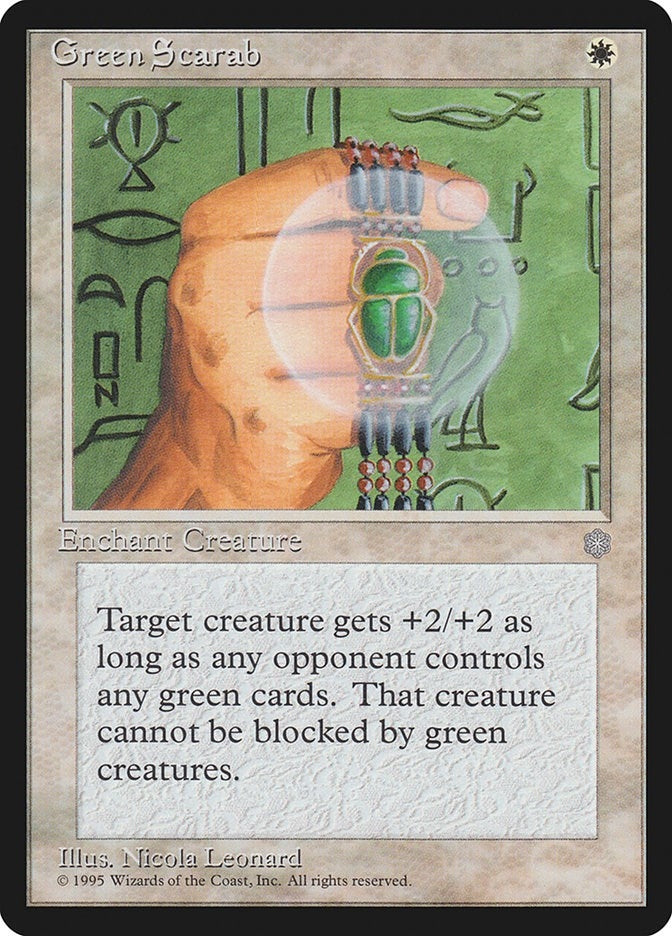 Image for Green Scarab - Magic: The Gathering
