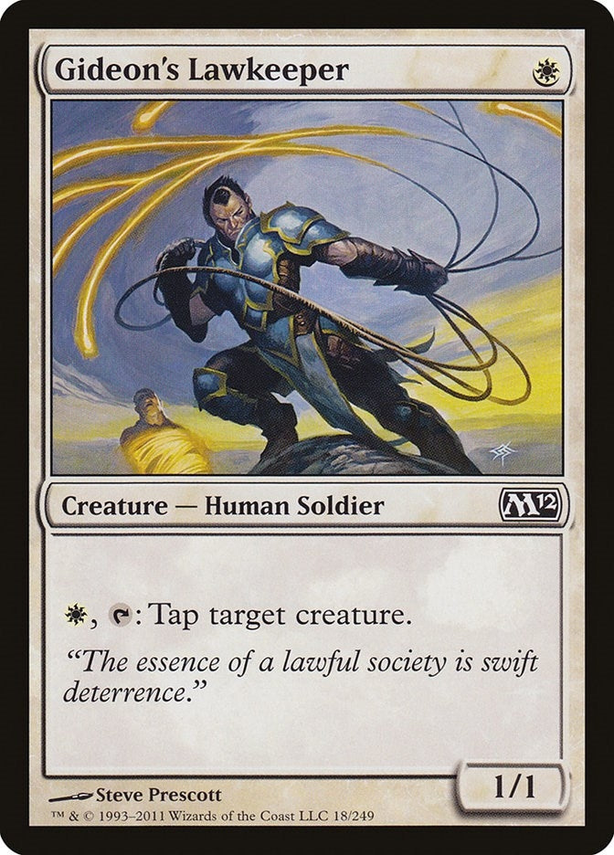 Image for Gideon's Lawkeeper (18) (M12) - Magic: The Gathering