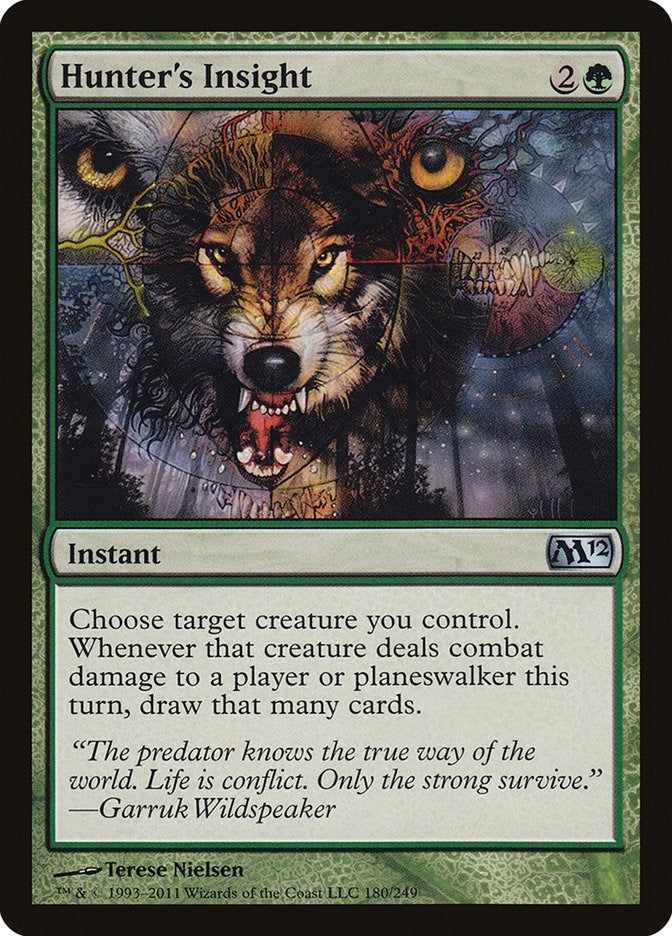 Image for Hunter's Insight (180) (M12) - Magic: The Gathering