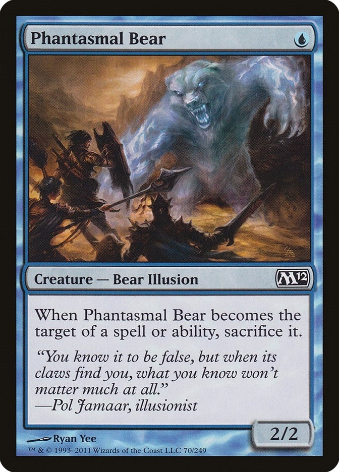 Image for Phantasmal Bear (70) (M12) - Magic: The Gathering
