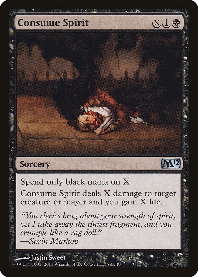 Image for Consume Spirit (88) (M12) - Magic: The Gathering