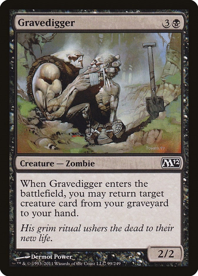 Image for Gravedigger (99) (M12) - Magic: The Gathering