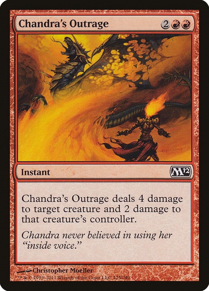 Image for Chandra's Outrage (125) (M12) - Magic: The Gathering