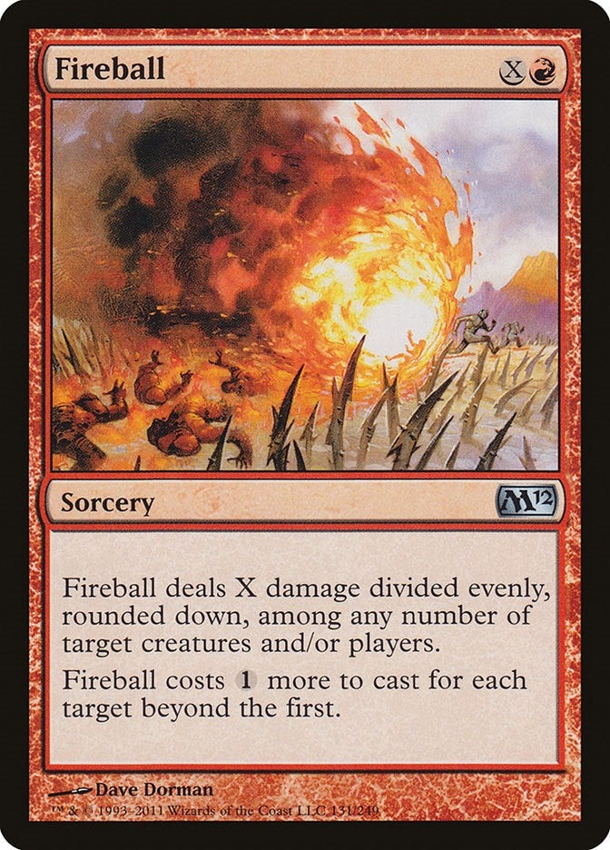 Image for Fireball (131) (M12) - Magic: The Gathering