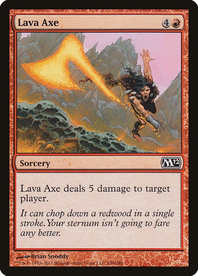 Image for Lava Axe (148) (M12) - Magic: The Gathering