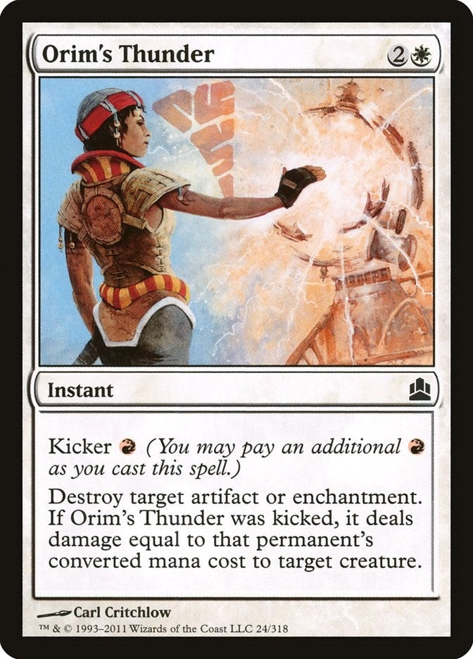 Image for Orim's Thunder (24) (CMD) - Magic: The Gathering