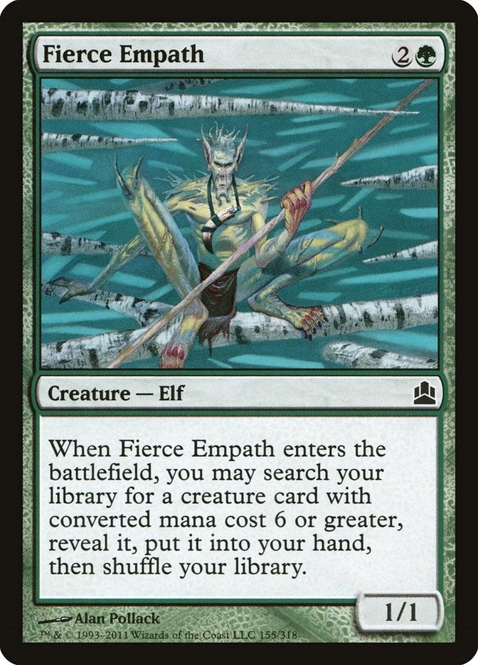 Image for Fierce Empath (155) - Magic: The Gathering