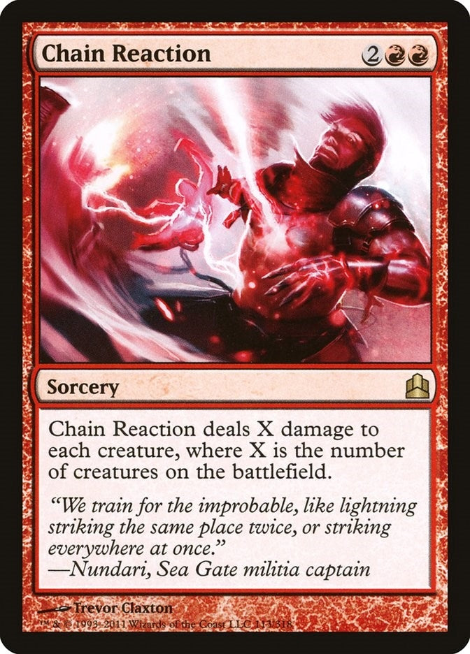 Image for Chain Reaction (113) (CMD) - Magic: The Gathering