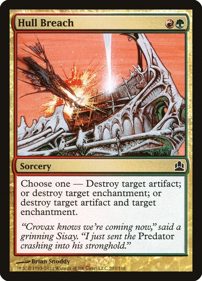 Image for Hull Breach (203) (CMD) - Magic: The Gathering