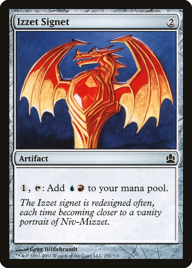 Image for Izzet Signet (252) (CMD) - Magic: The Gathering