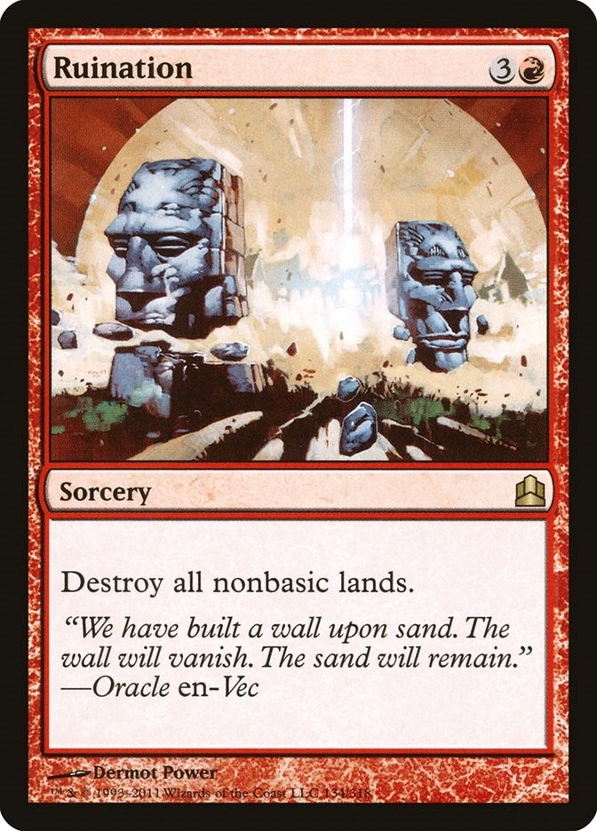 Image for Ruination (134) - Magic: The Gathering