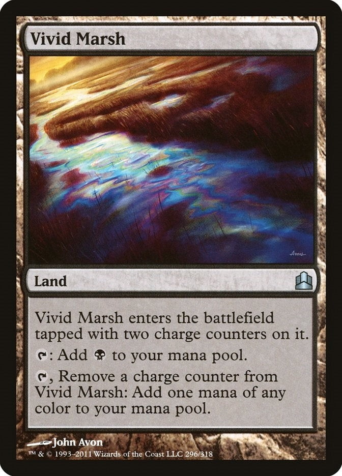 Image for Vivid Marsh (296) - Magic: The Gathering