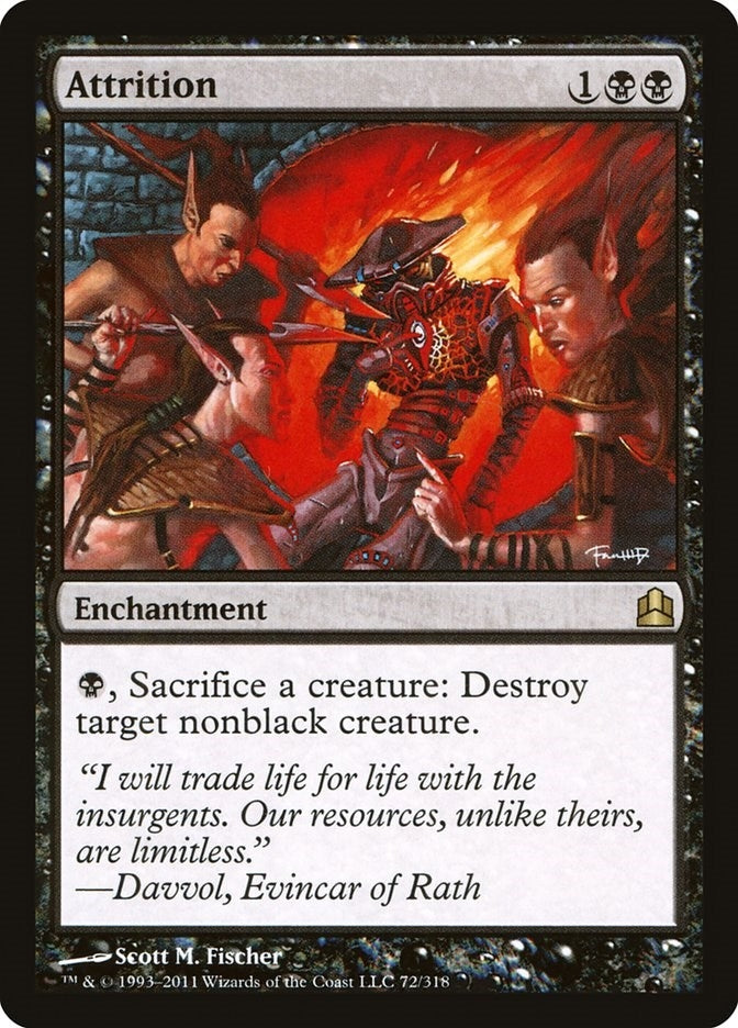 Image for Attrition (72) (CMD) - Magic: The Gathering