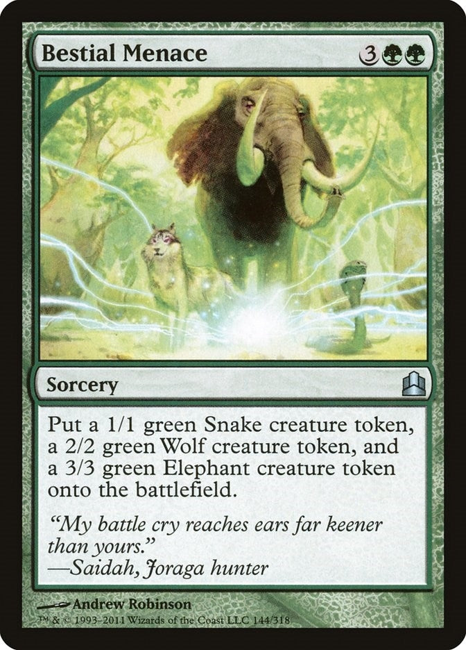 Image for Bestial Menace (144) (CMD) - Magic: The Gathering