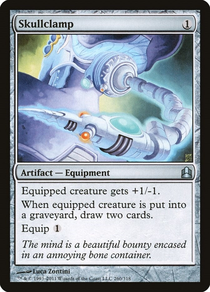 Image for Skullclamp (260) - Magic: The Gathering