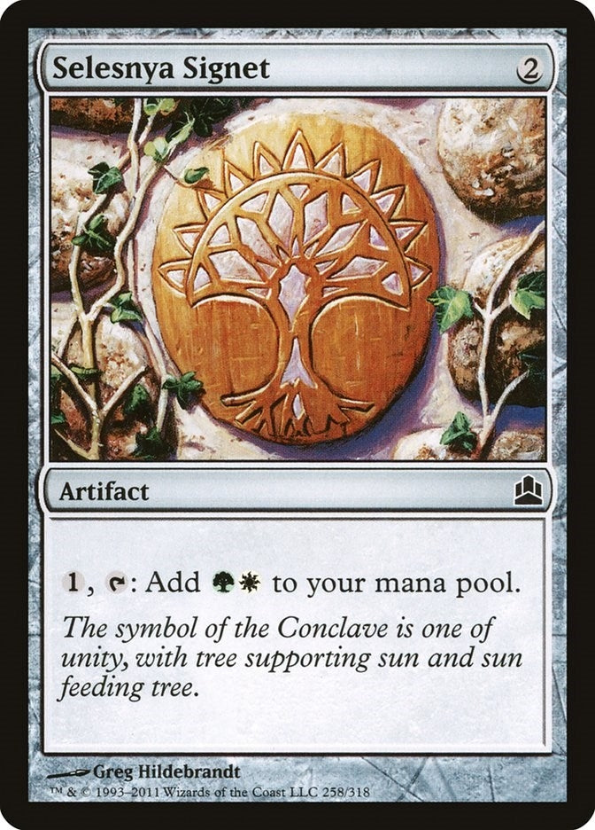 Image for Selesnya Signet (258) (CMD) - Magic: The Gathering