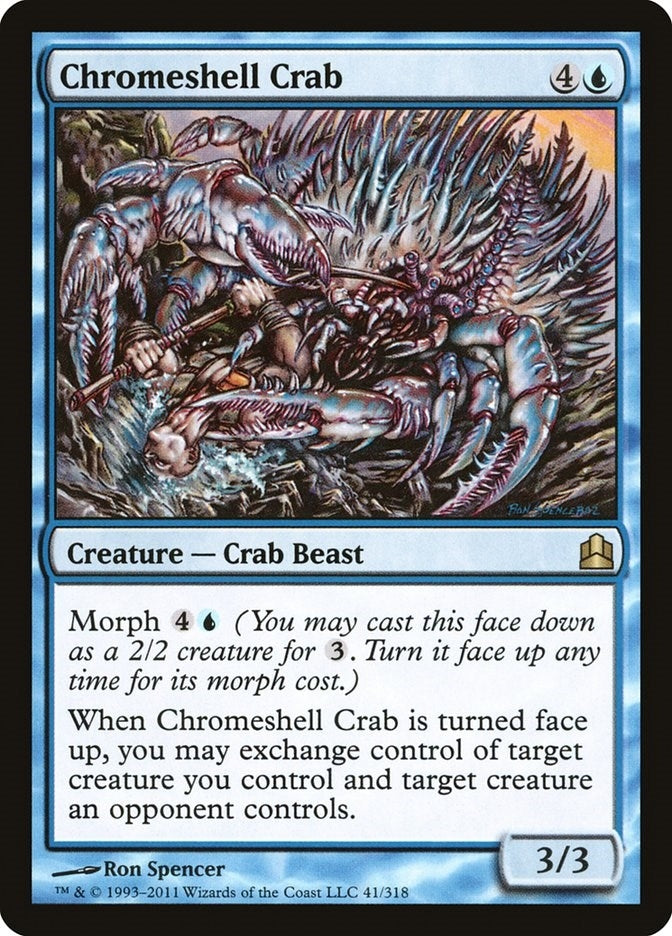 Image for Chromeshell Crab (41) - Magic: The Gathering